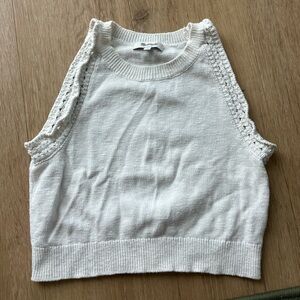 Madewell Cream Knit Top